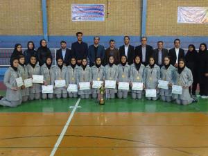 قهرمانی فیروز آباد فارس در مسابقات هندبال نونهالان دخترکشور